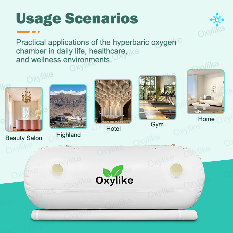 Oxylike OLS-L4 1.5ATA Soft Shell Lying Hyperbaric Oxygen Chamber - Image 8
